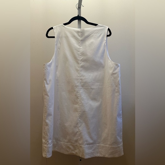NEW Reformation Francisca Dress Cotton Sz 12 White - Picture 2 of 10